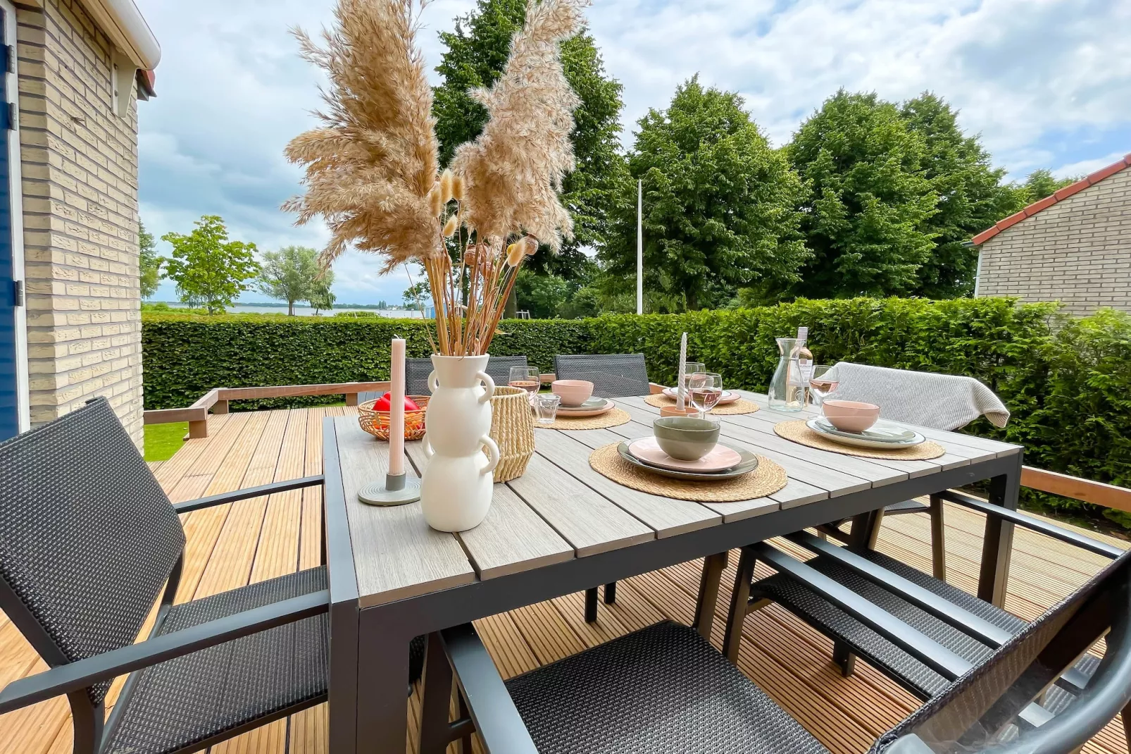 Watervilla de Ijsvogel - Terrasse / balcon