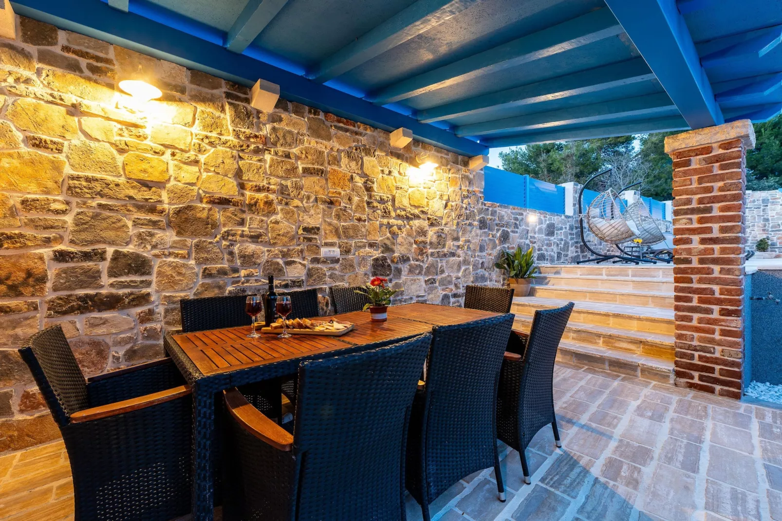 Dalmatian house Sukosan - Terrace balcony