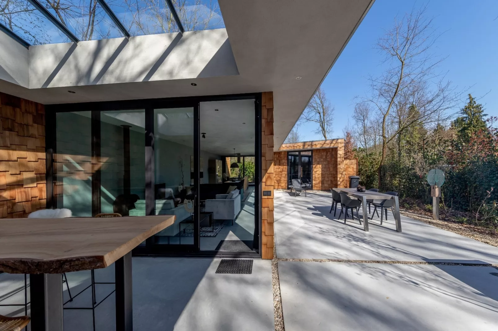 Houten Boshuis - Terrace balcony