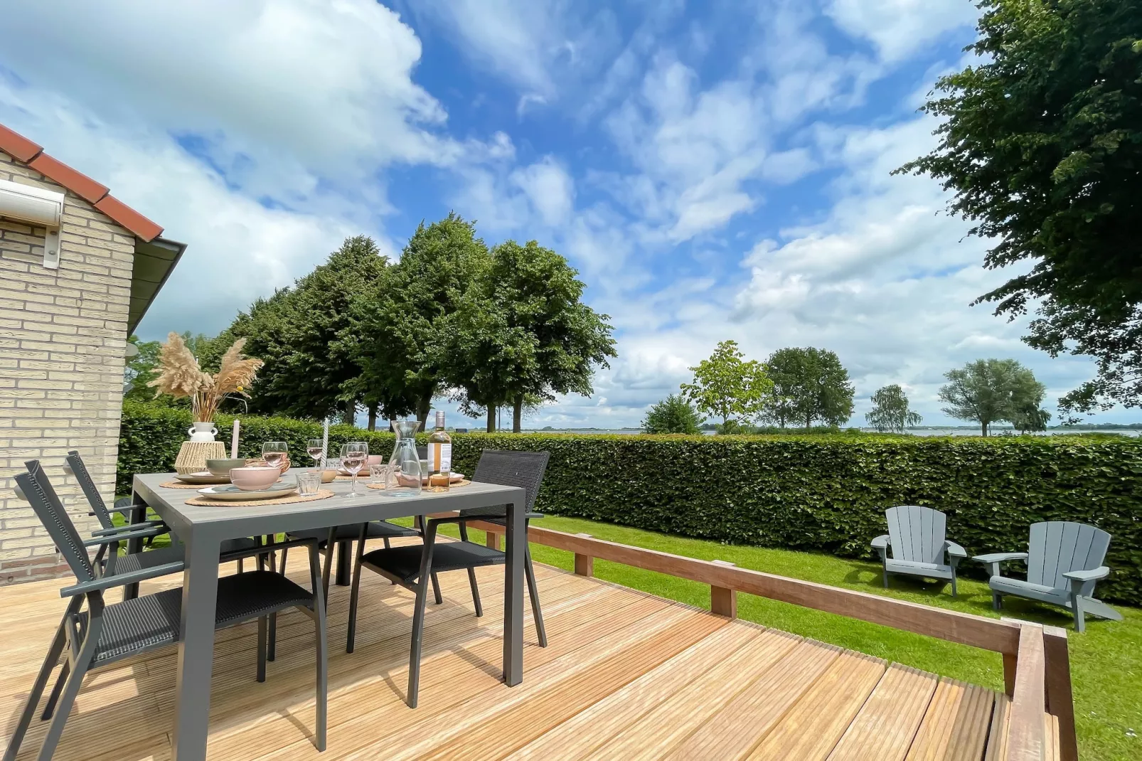 Watervilla de Ijsvogel - Terrasse / balcon