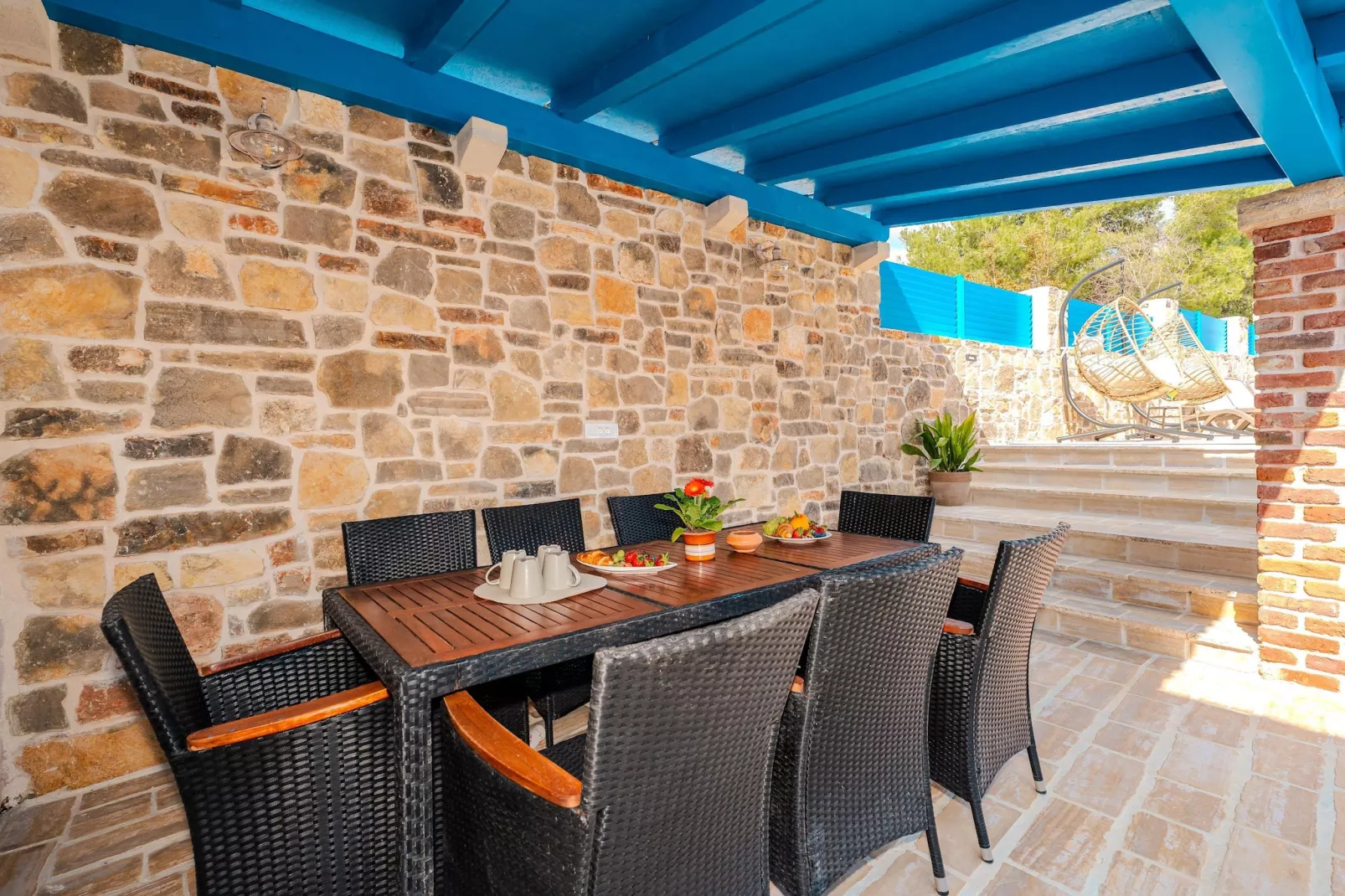 Dalmatian house Sukosan - Terrace balcony