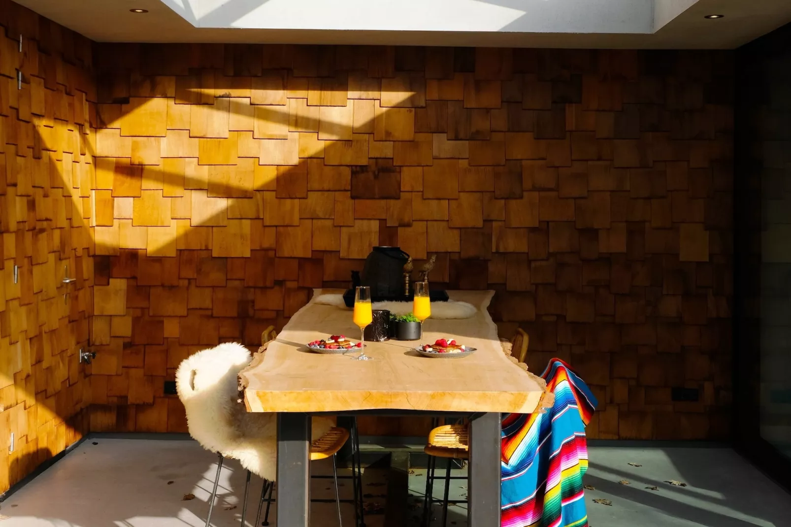 Houten Boshuis - Terrace balcony