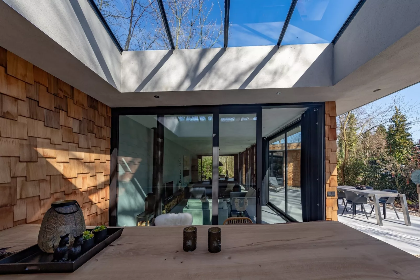 Houten Boshuis - Terrace balcony