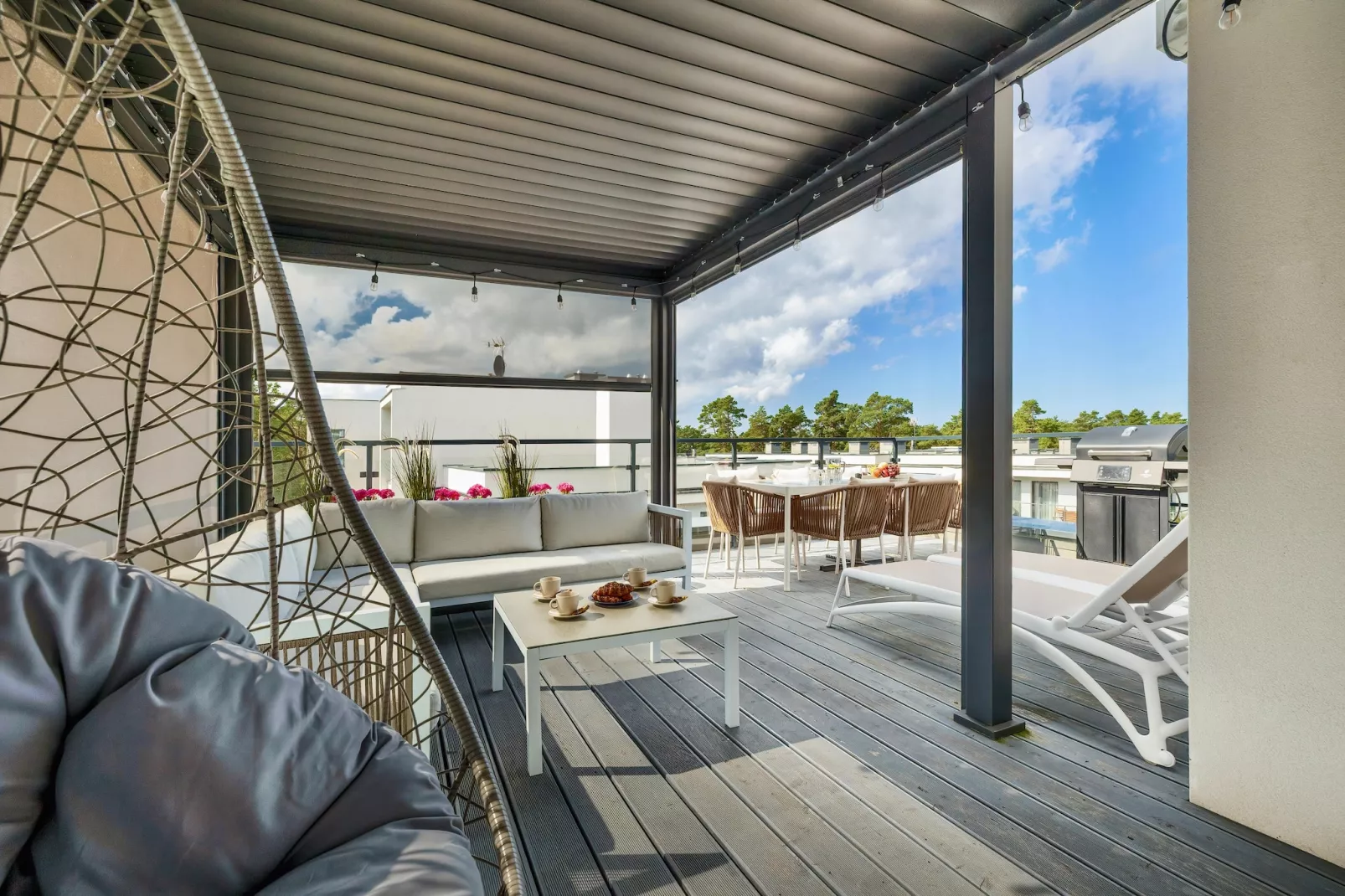 Apartament Powstańców WLKP 16C-35 Pobierowo - Terrasse