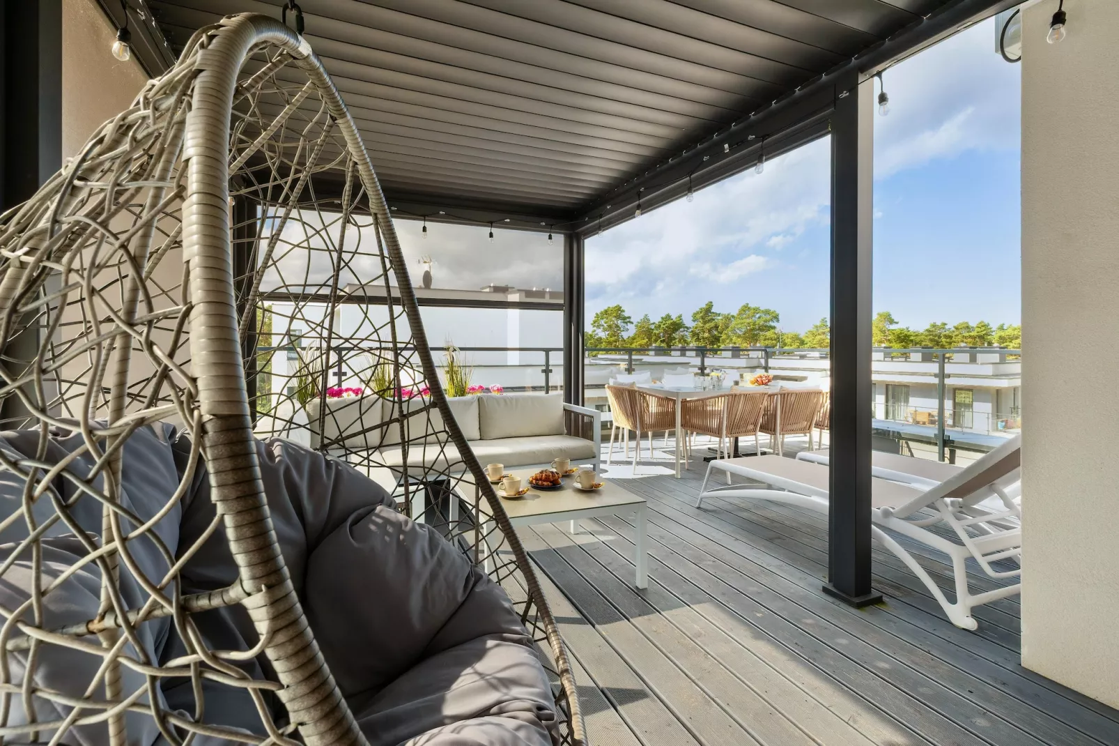 Apartament Powstańców WLKP 16C-35 Pobierowo - Terrasse