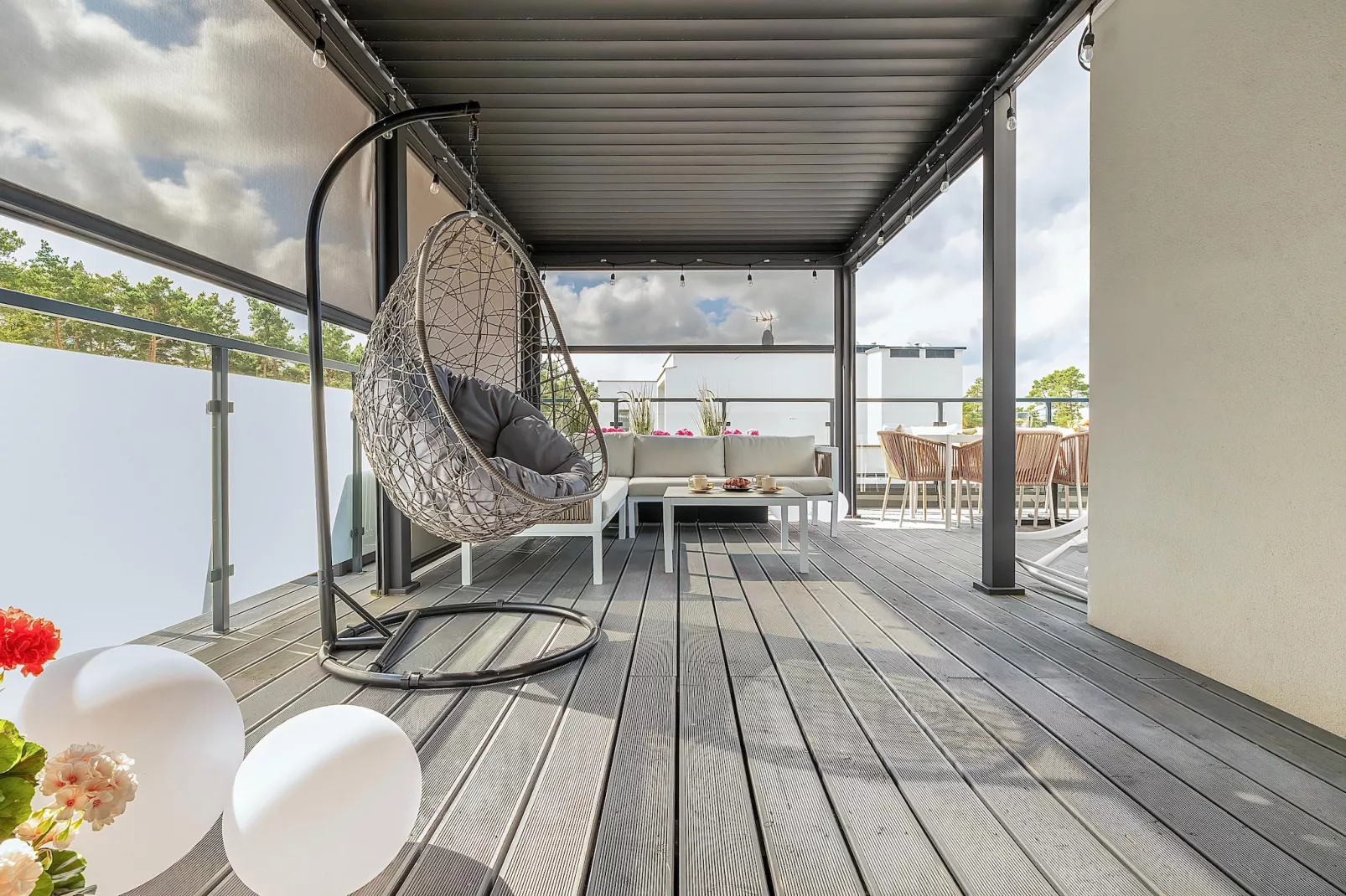 Apartament Powstańców WLKP 16C-35 Pobierowo - Terrasse