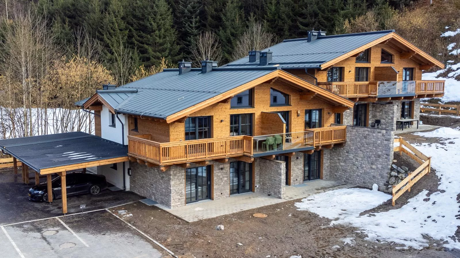 Tauernlodge Eben C1 - Außenbereich Winter