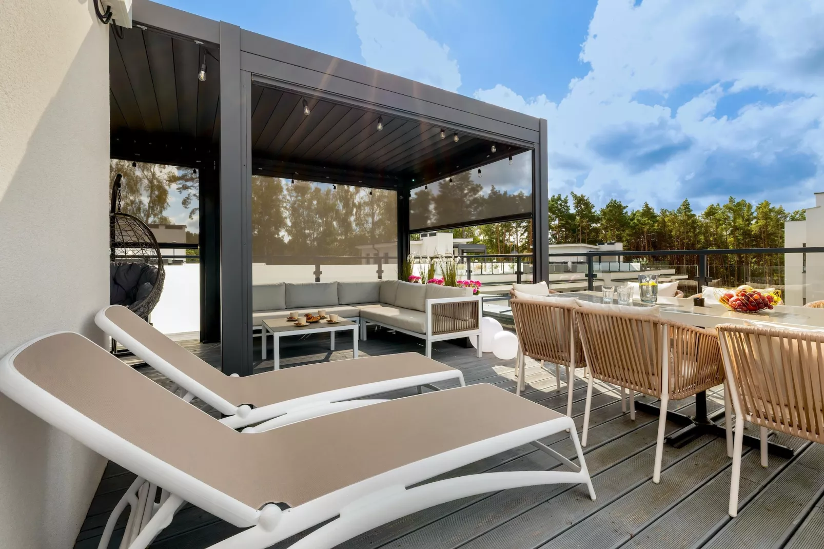 Apartament Powstańców WLKP 16C-35 Pobierowo - Terrasse