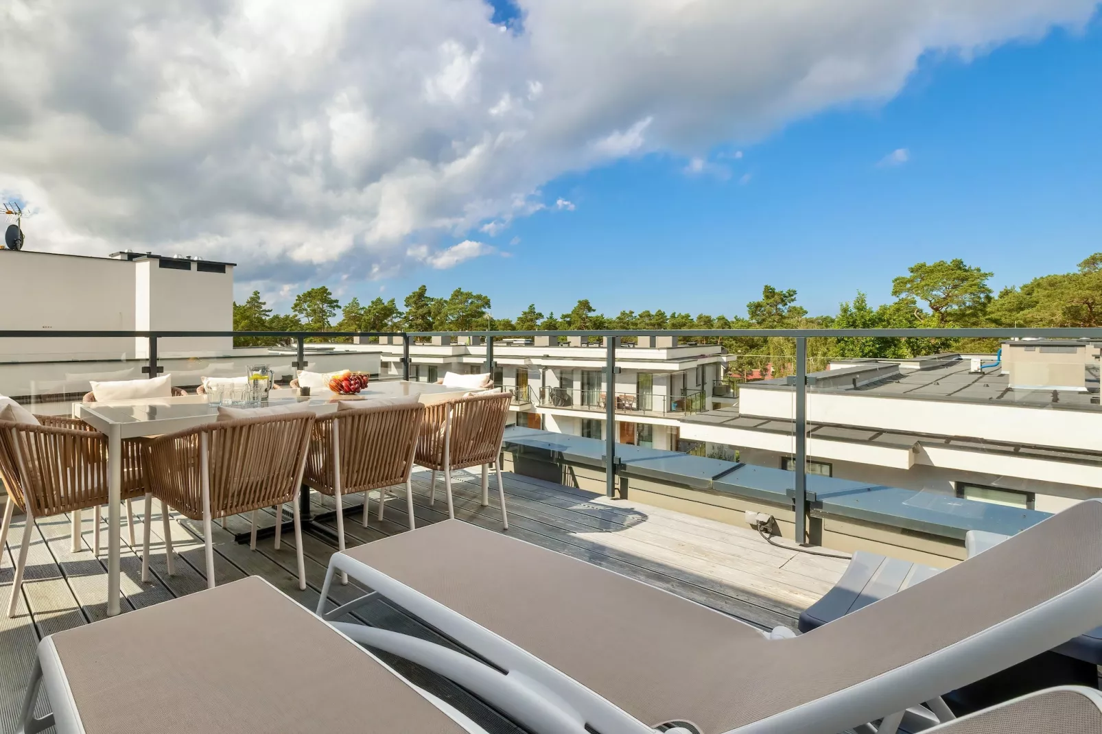 Apartament Powstańców WLKP 16C-35 Pobierowo - Terrasse