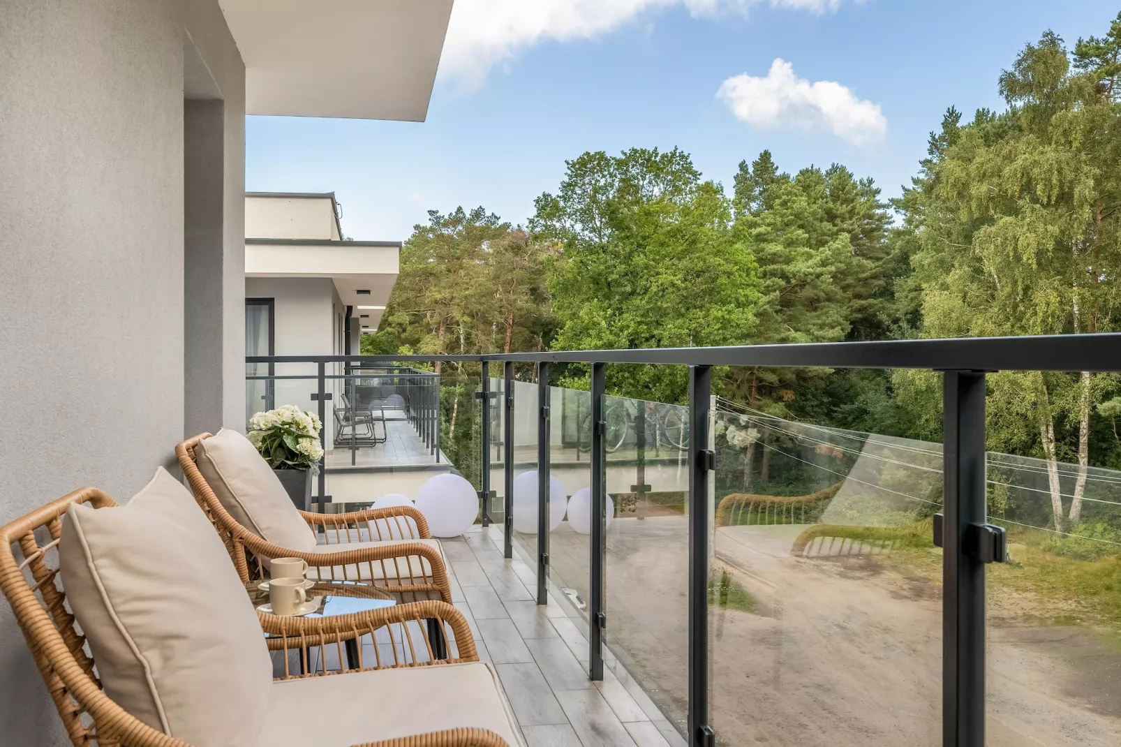 Apartament Powstańców WLKP 16C-35 Pobierowo - Terrasse / balcon