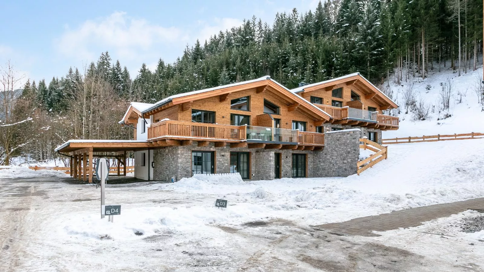 Tauernlodge Eben C1 - Außenbereich Winter