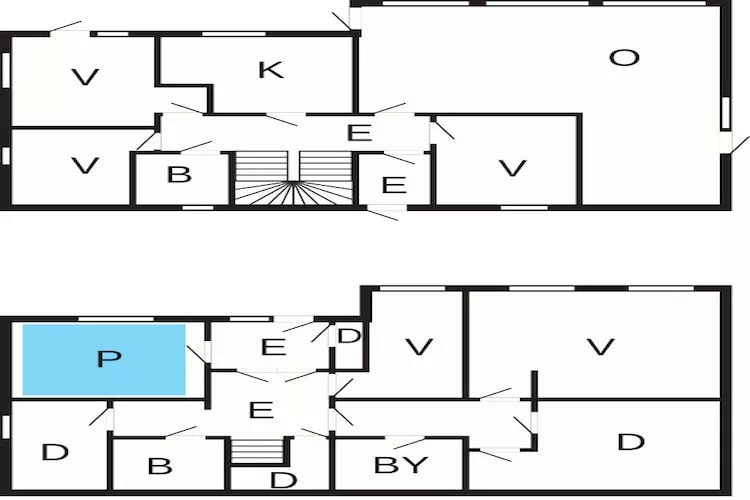 Maison de vacances pour 8 a Stavang - Plan