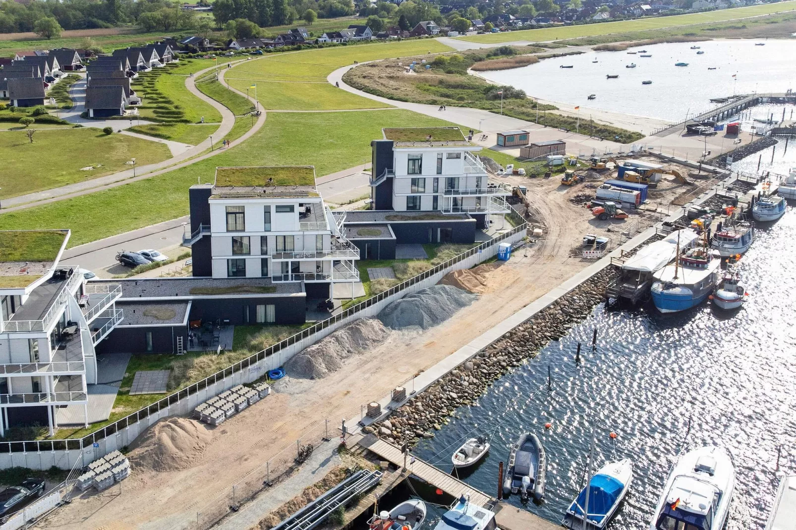Appartement avec vue sur le port à Wendtorf - Extérieur