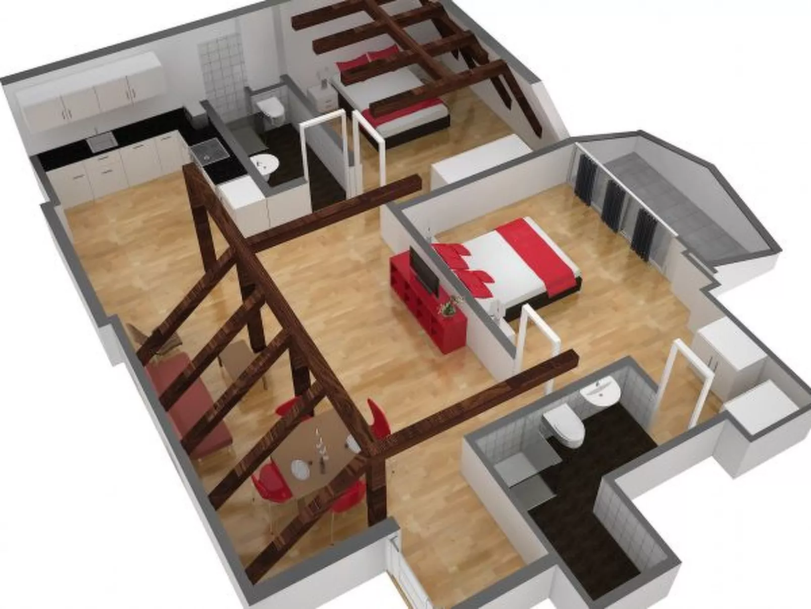 ZH Strawberry - Oerlikon HITrental Apartment