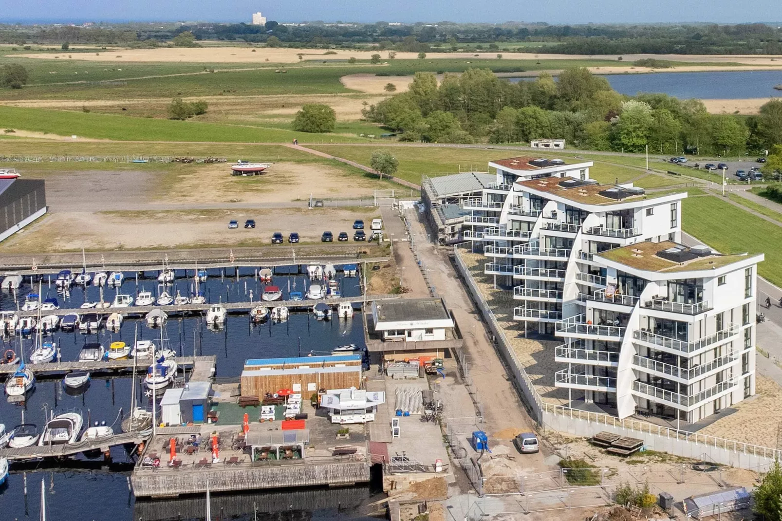 Appartement avec vue sur le port à Wendtorf - Extérieur