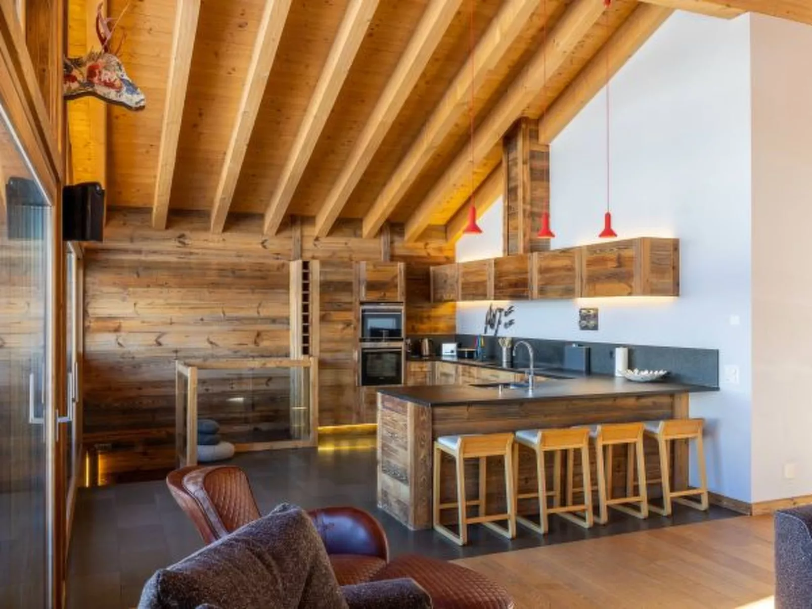 Grimpeur luxury duplex, Spa Access Front Telecabin - Dedans