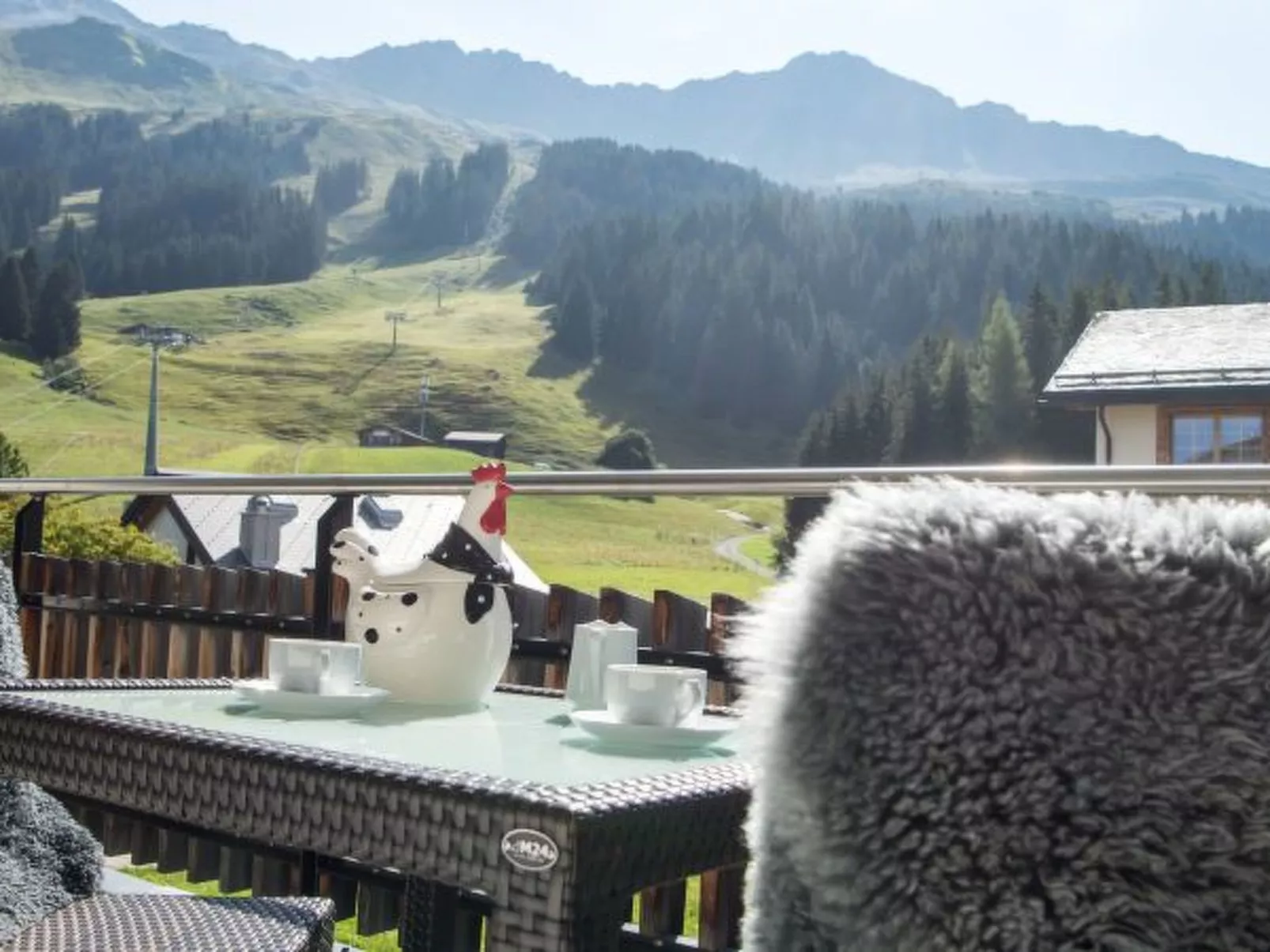 Ski in-Ski out Ferienwohnung Heimberg in Parpan- Lenzerheide - Draußen