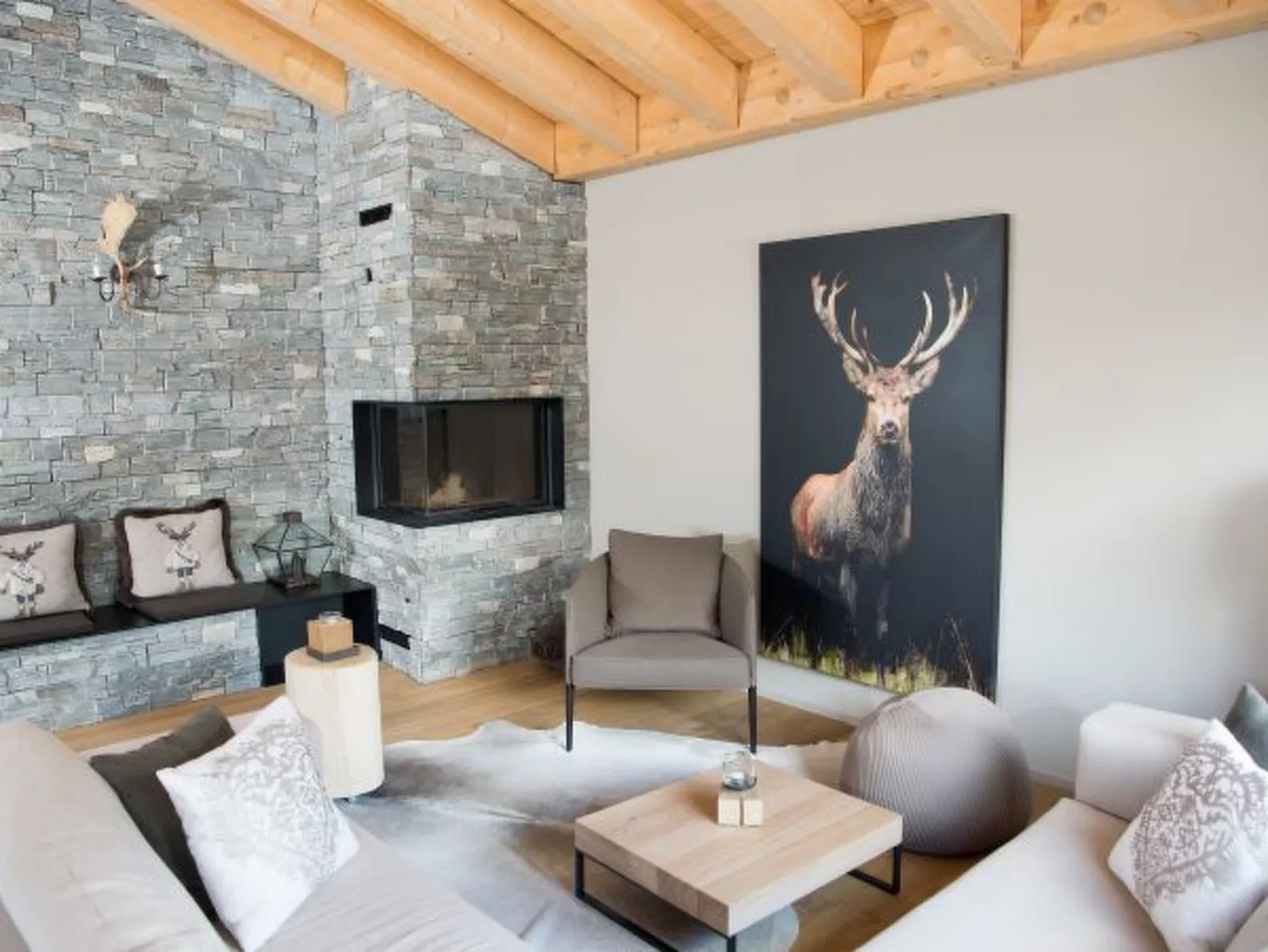 Moderne Ferienwohnung Scalottas Lenzerheide - Drinnen