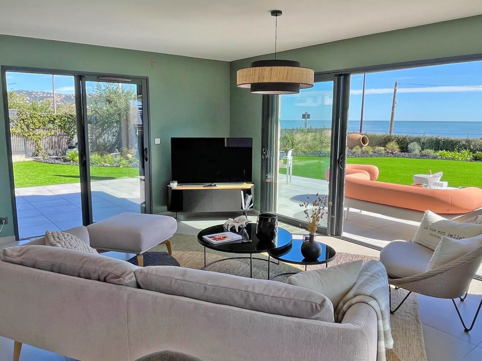 Wohnung T4 - 6 Personen - Meerblick - Klimaanlage - Wifi - Direkt am Strand - S - Dedans