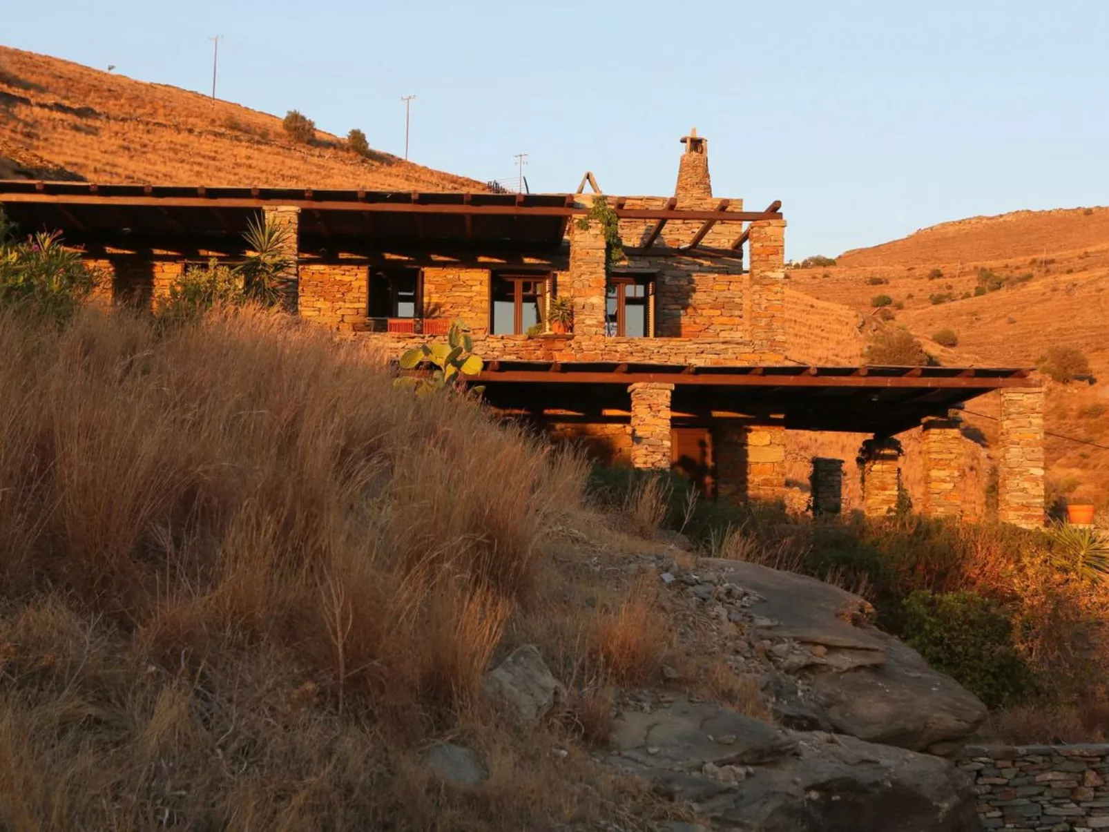 Apartment in Kea mit privatem Balkon und Blick auf den Sonnenuntergang - Image-tags.info