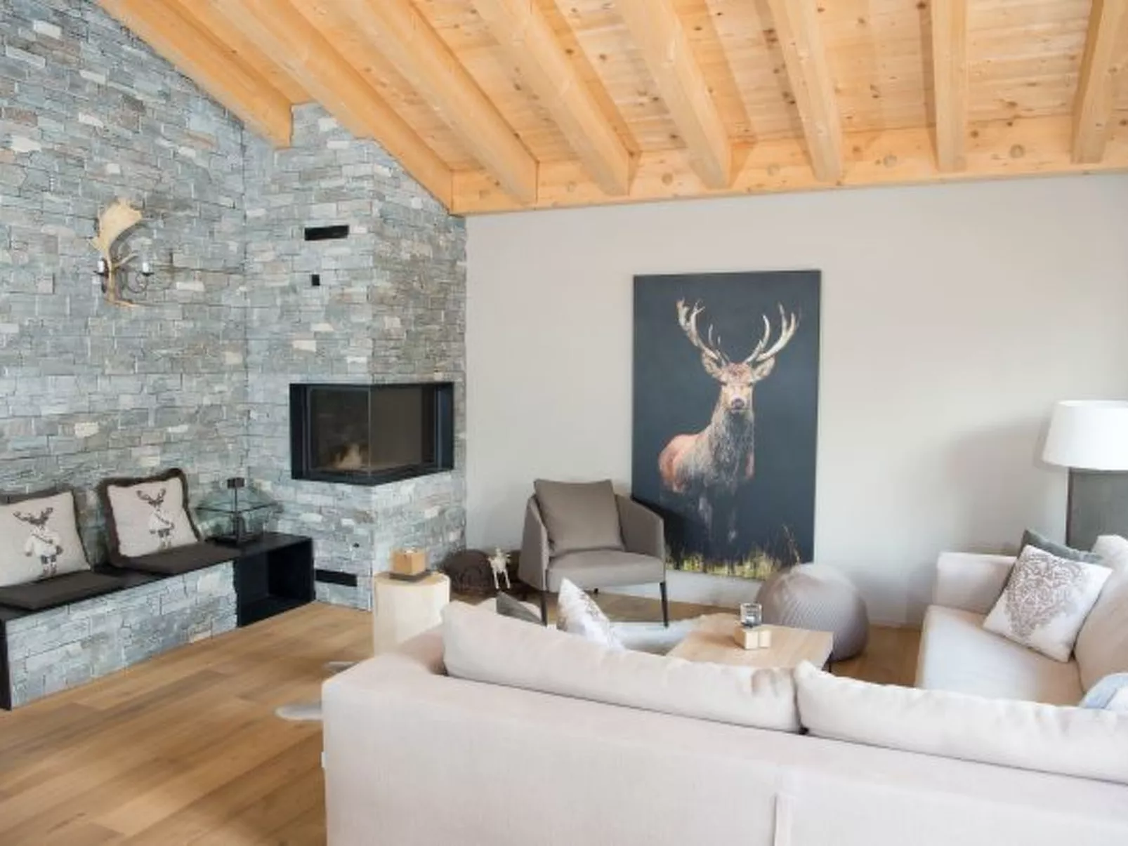 Moderne Ferienwohnung Scalottas Lenzerheide - Drinnen