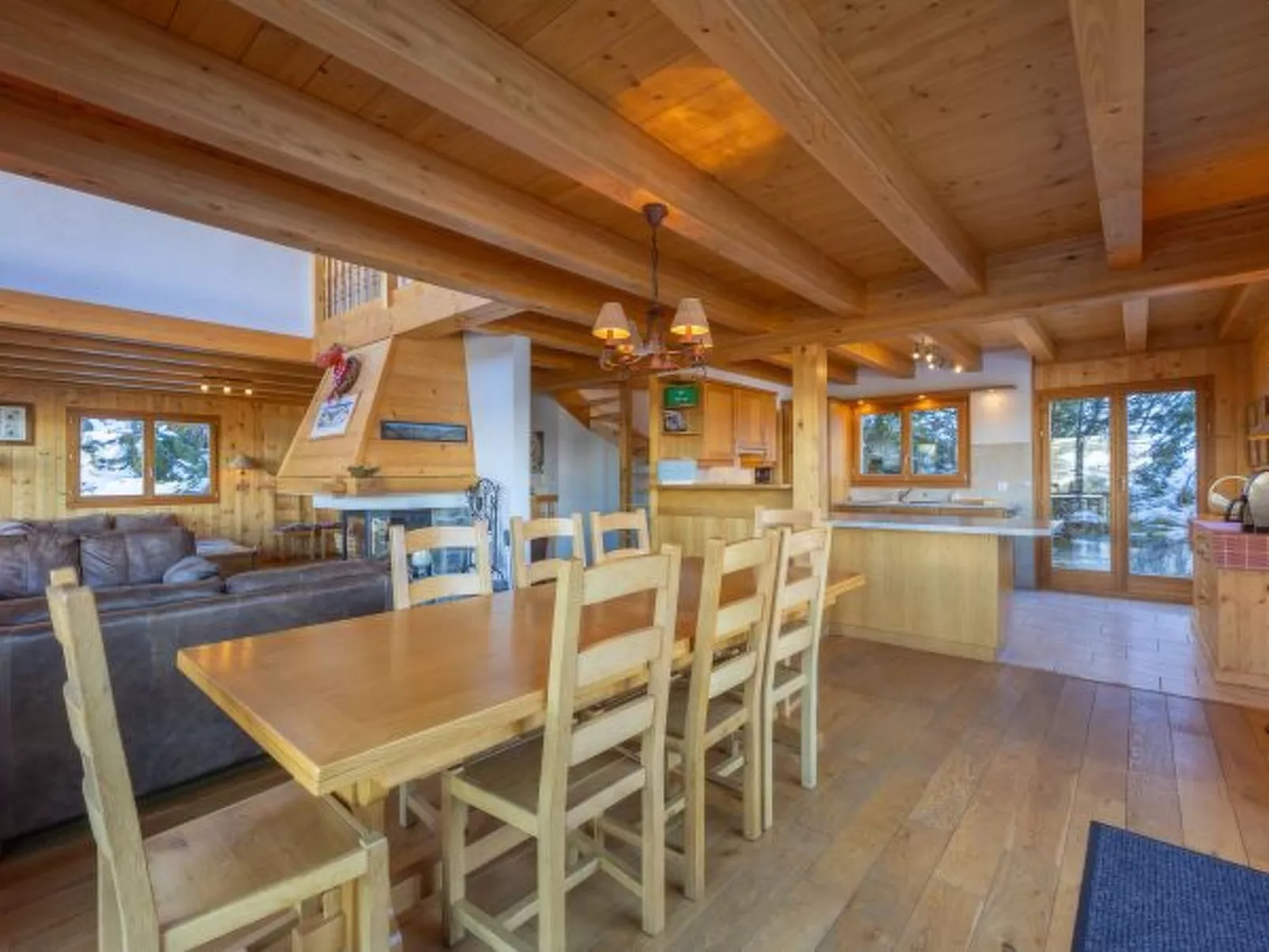 Chalet Vansamis, views & sauna - Drinnen