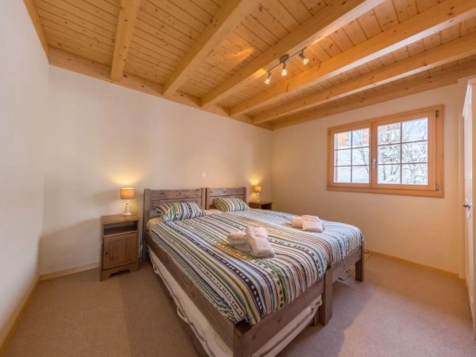 Chalet Nid Blanc wood burning hottub - Drinnen