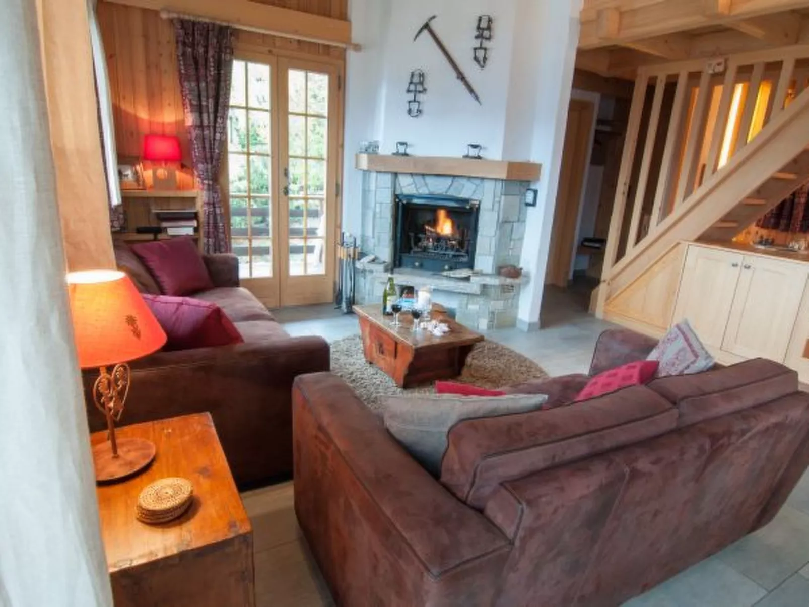 Chalet Lisa, ski-in/out, accessible by car - Drinnen