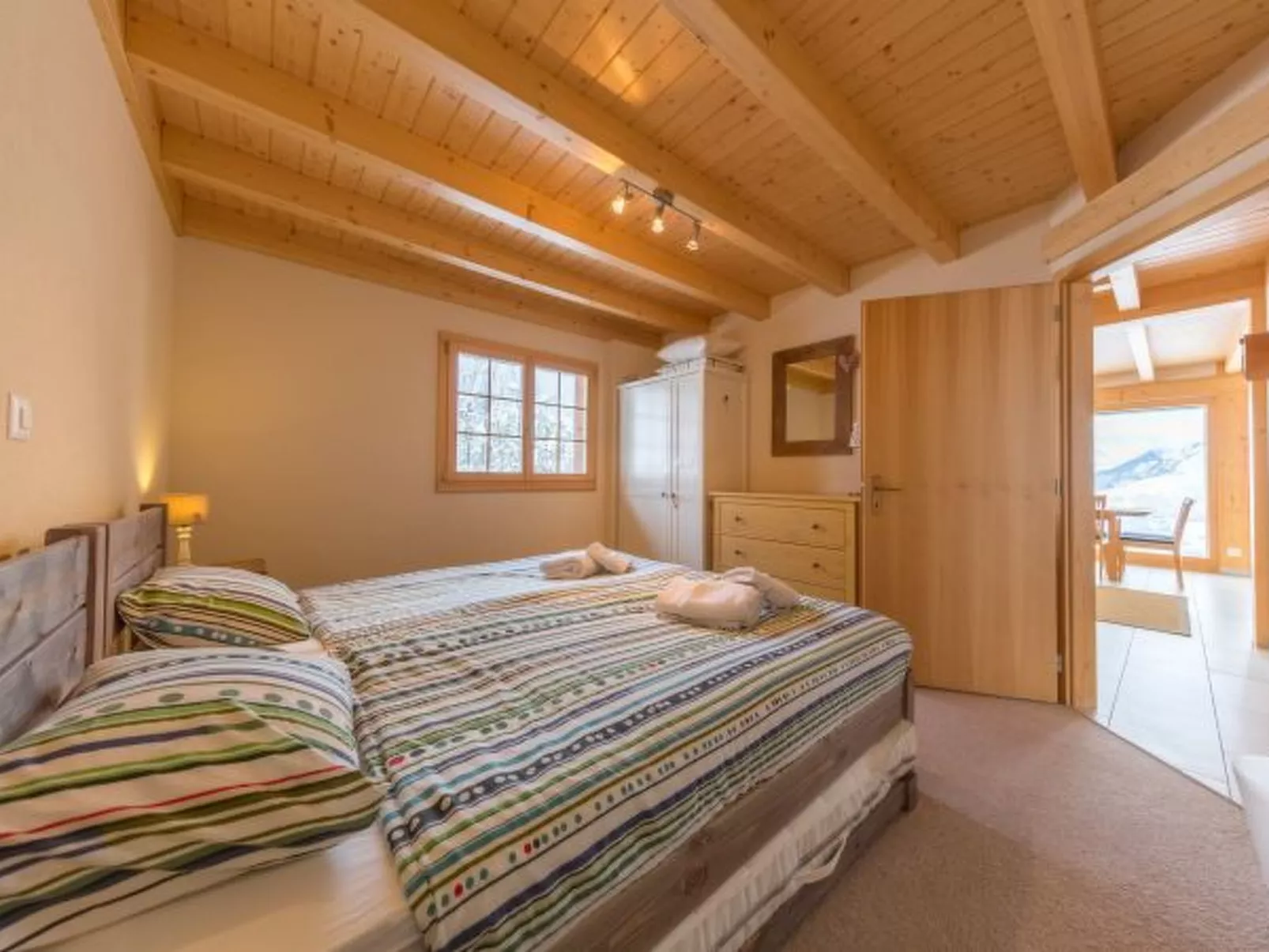 Chalet Nid Blanc wood burning hottub - Drinnen