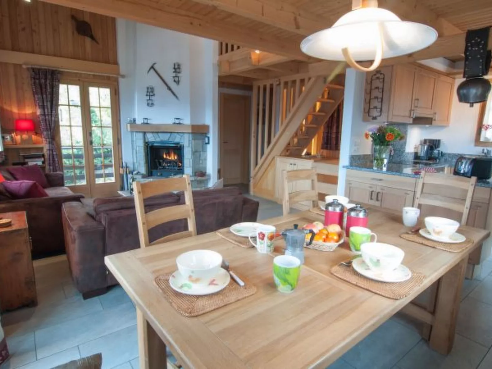 Chalet Lisa, ski-in/out, accessible by car - Drinnen
