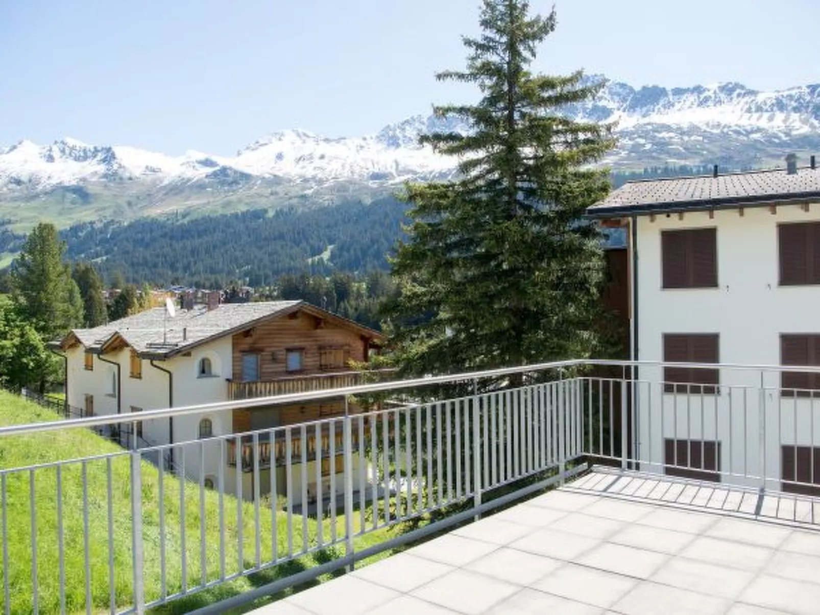 Ski in Ski out Familienunterkunft Chesa Katja Lenzerheide - Dehors