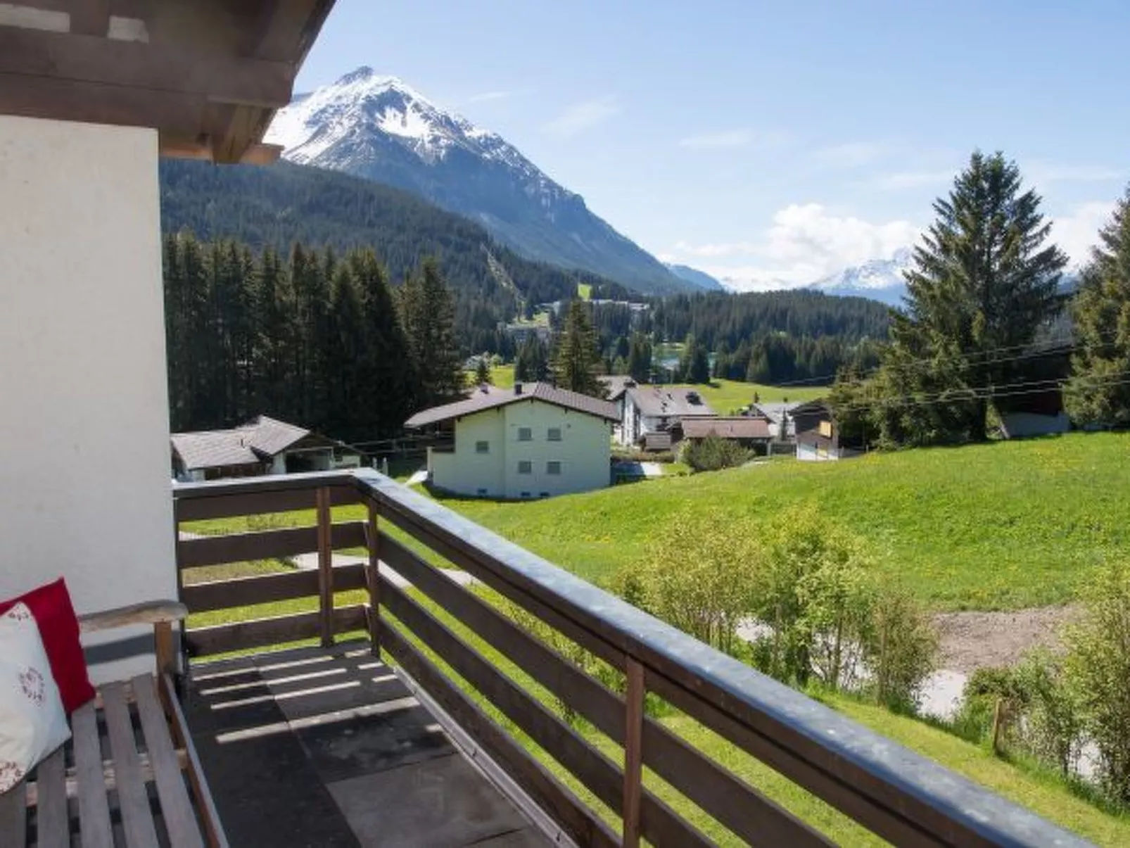 Ski in Ski out Familienunterkunft Chesa Katja Lenzerheide - Dehors