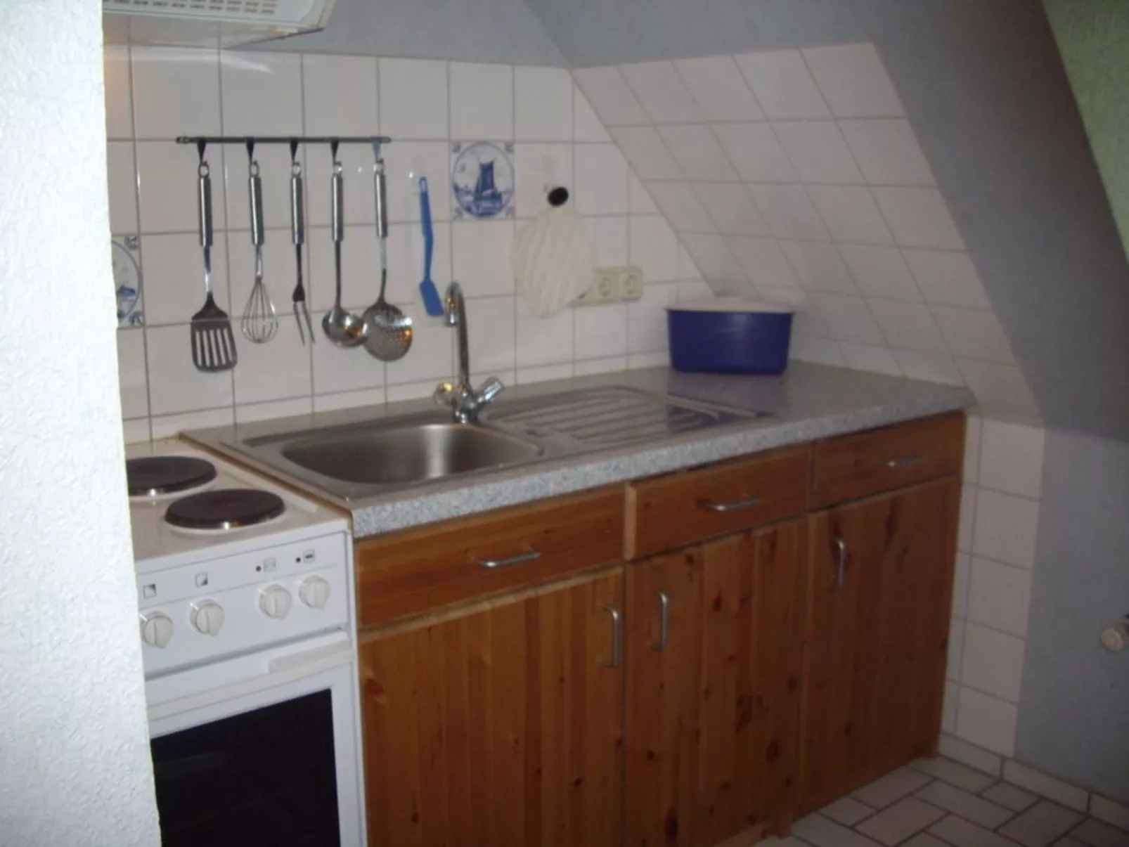 Wohnung in einem reetgedeckten Friesenhaus aus dem Jahr 1860 - Drinnen