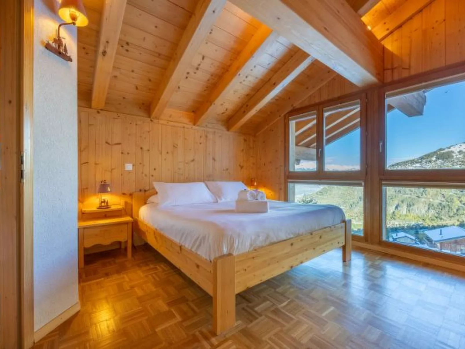 Chalet Vansamis, views & sauna - Drinnen