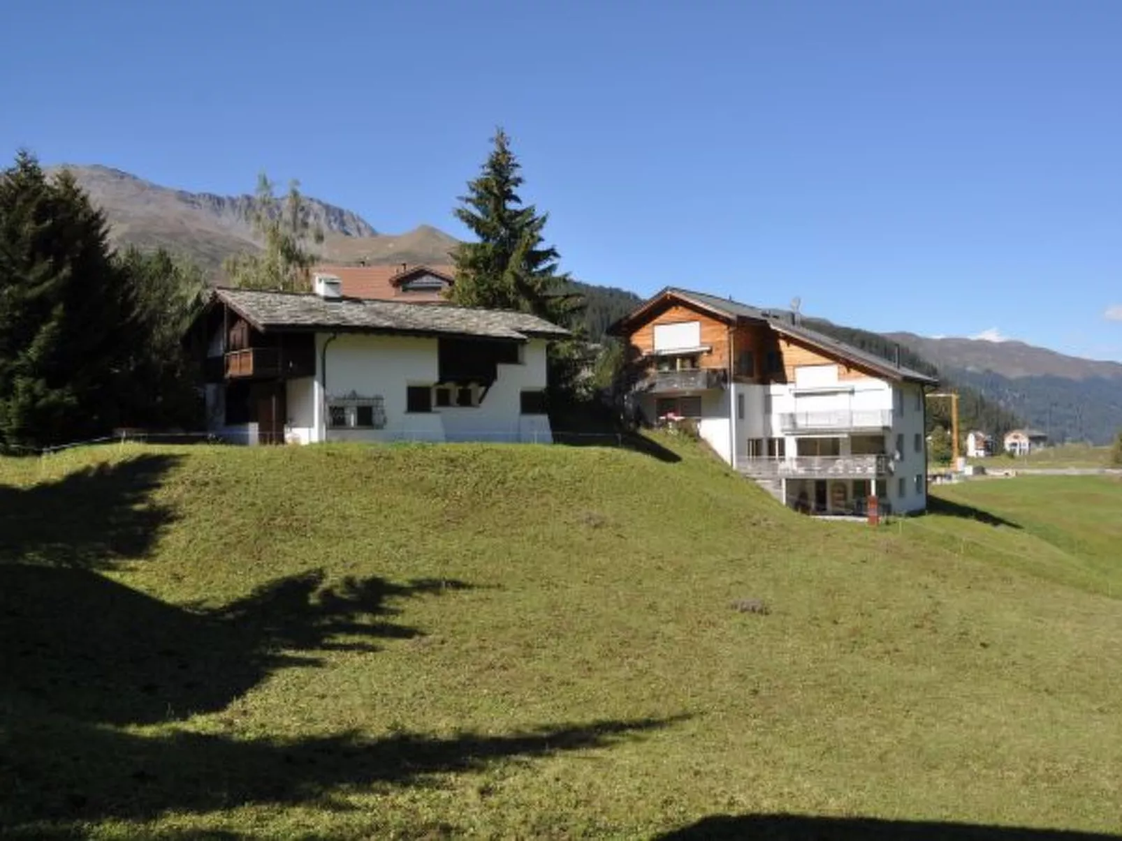 Ski in-Ski out Ferienwohnung Heimberg in Parpan- Lenzerheide - Draußen