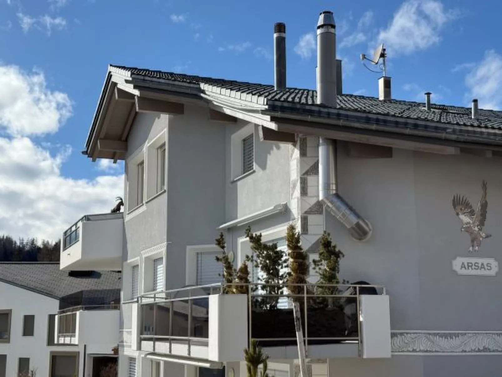 Unterkunft für 4 Personen Arsas Lantsch-Lenzerheide - Dehors