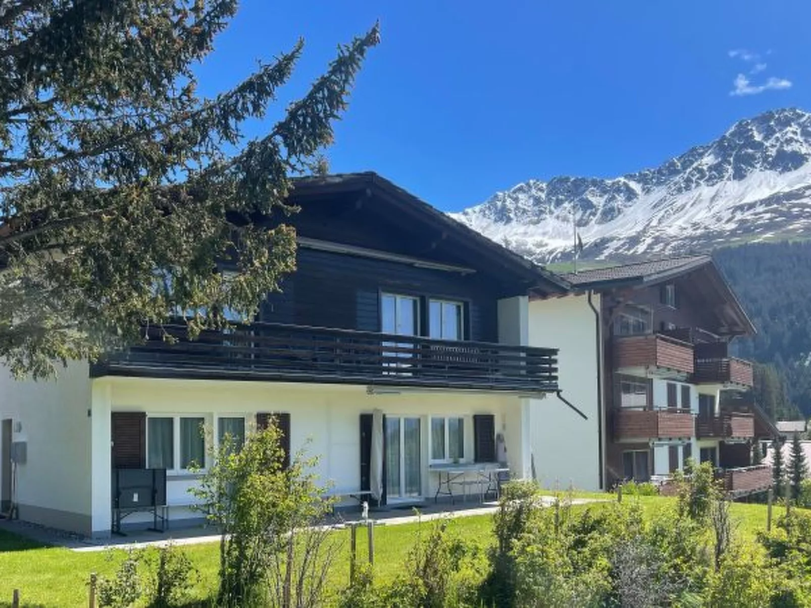 Ski in Ski out Familienunterkunft Chesa Katja Lenzerheide - Dehors