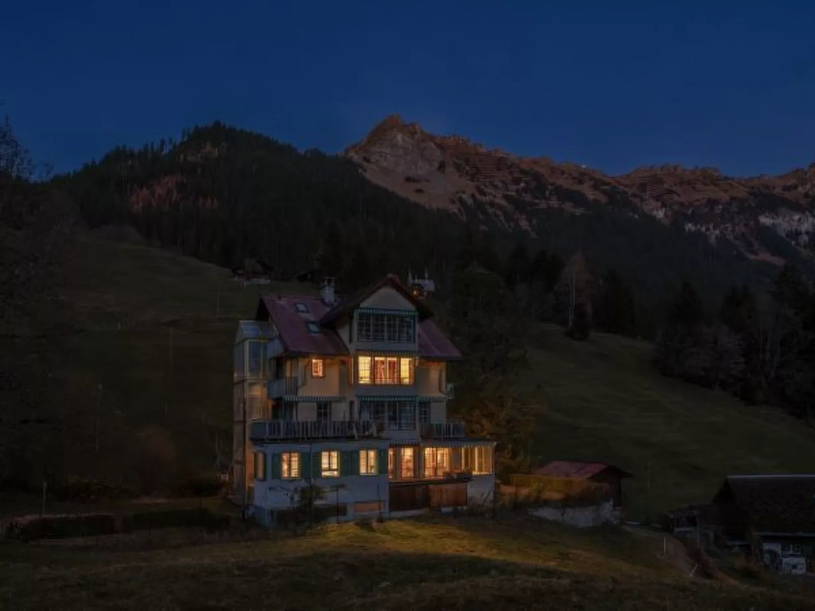 Chalet Hunnenfluh Garden Apartment - Dehors