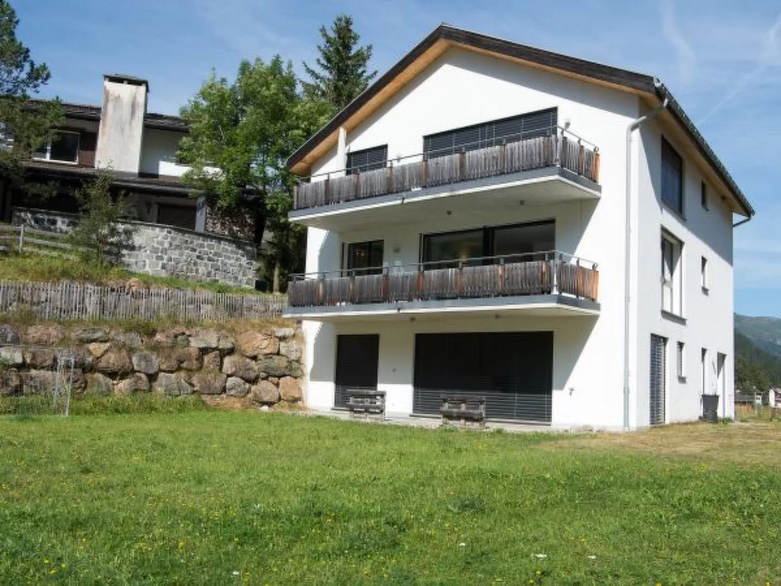 Ski in-Ski out Ferienwohnung Heimberg in Parpan- Lenzerheide - Draußen