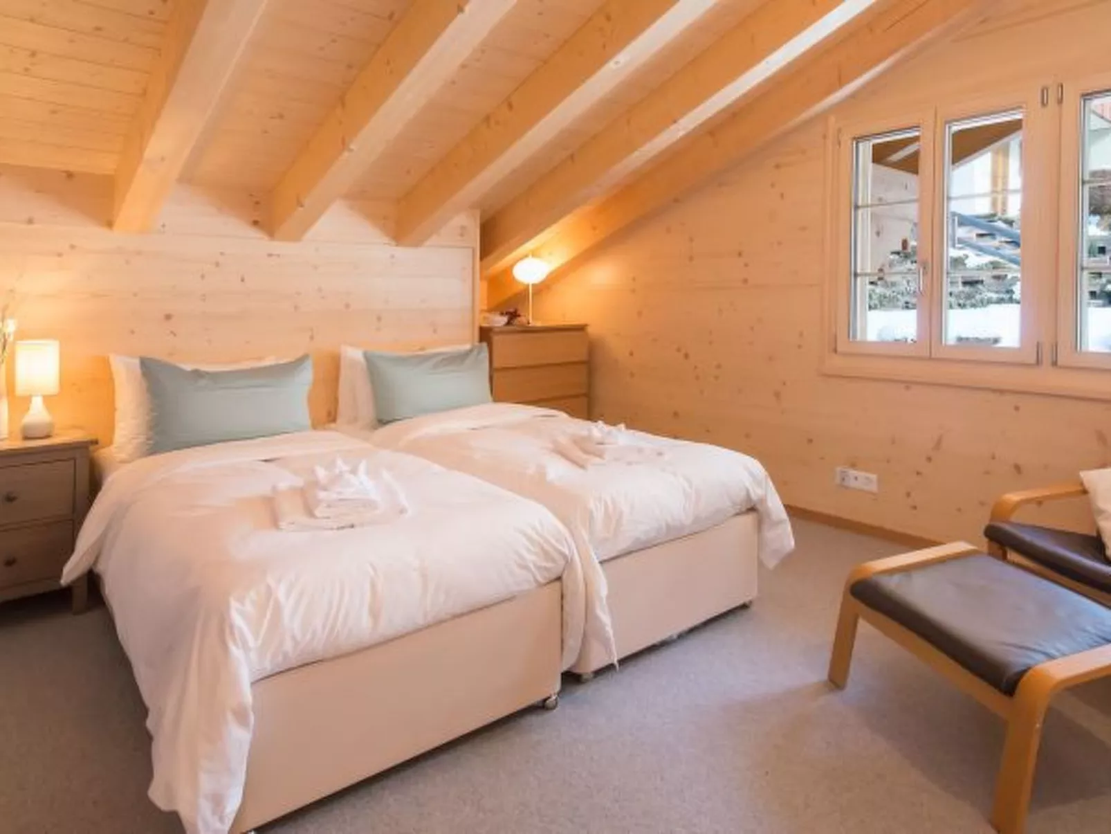 Chalet Aberot Penthouse Staubbach - Drinnen