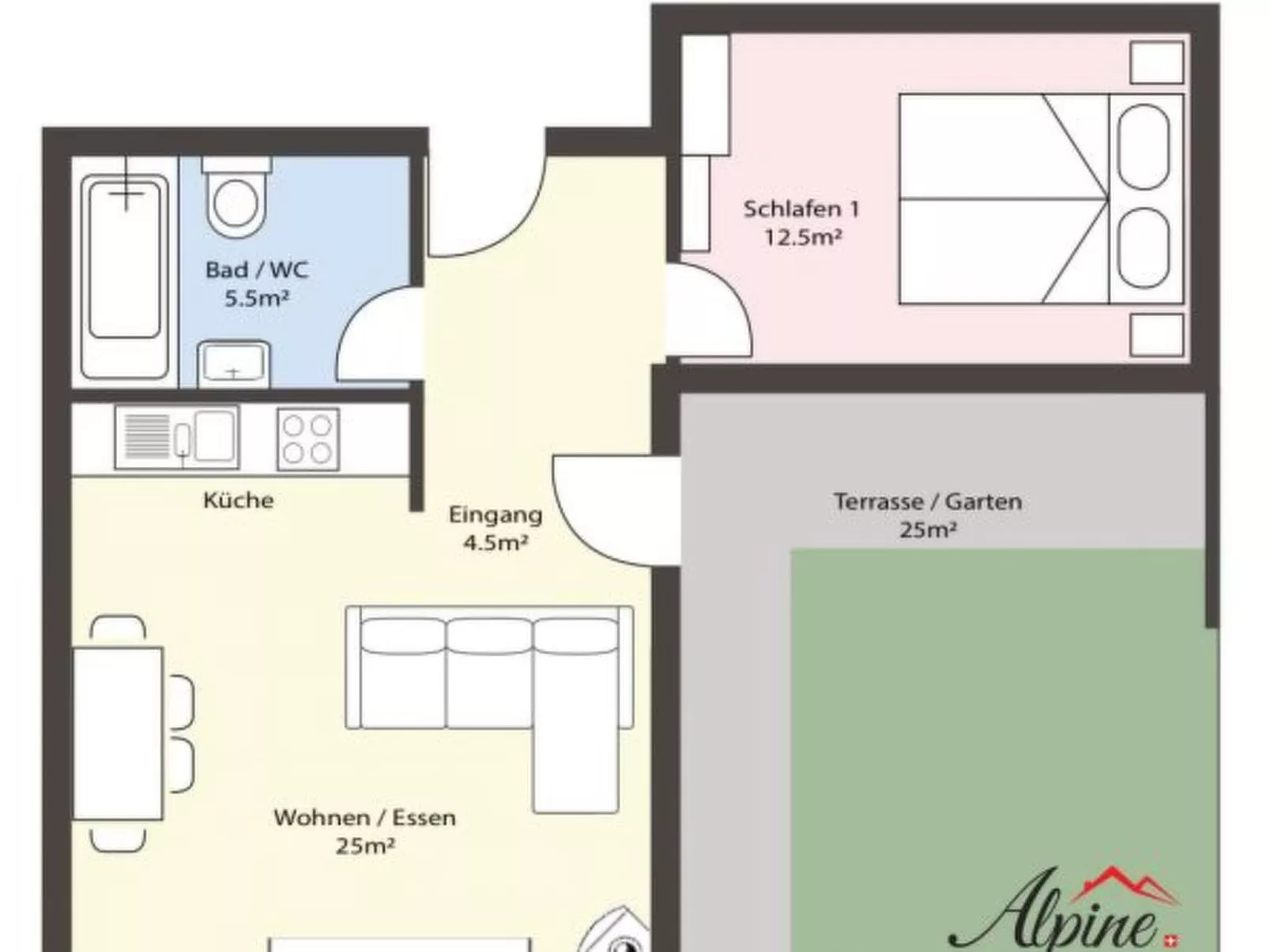 Chalet Alpina - Dedans