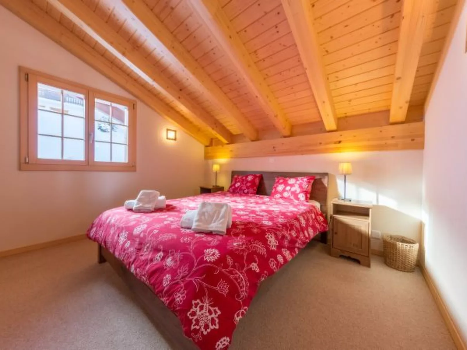 Chalet Nid Blanc wood burning hottub - Drinnen