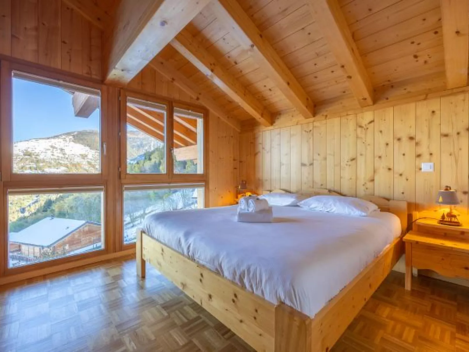 Chalet Vansamis, views & sauna - Drinnen