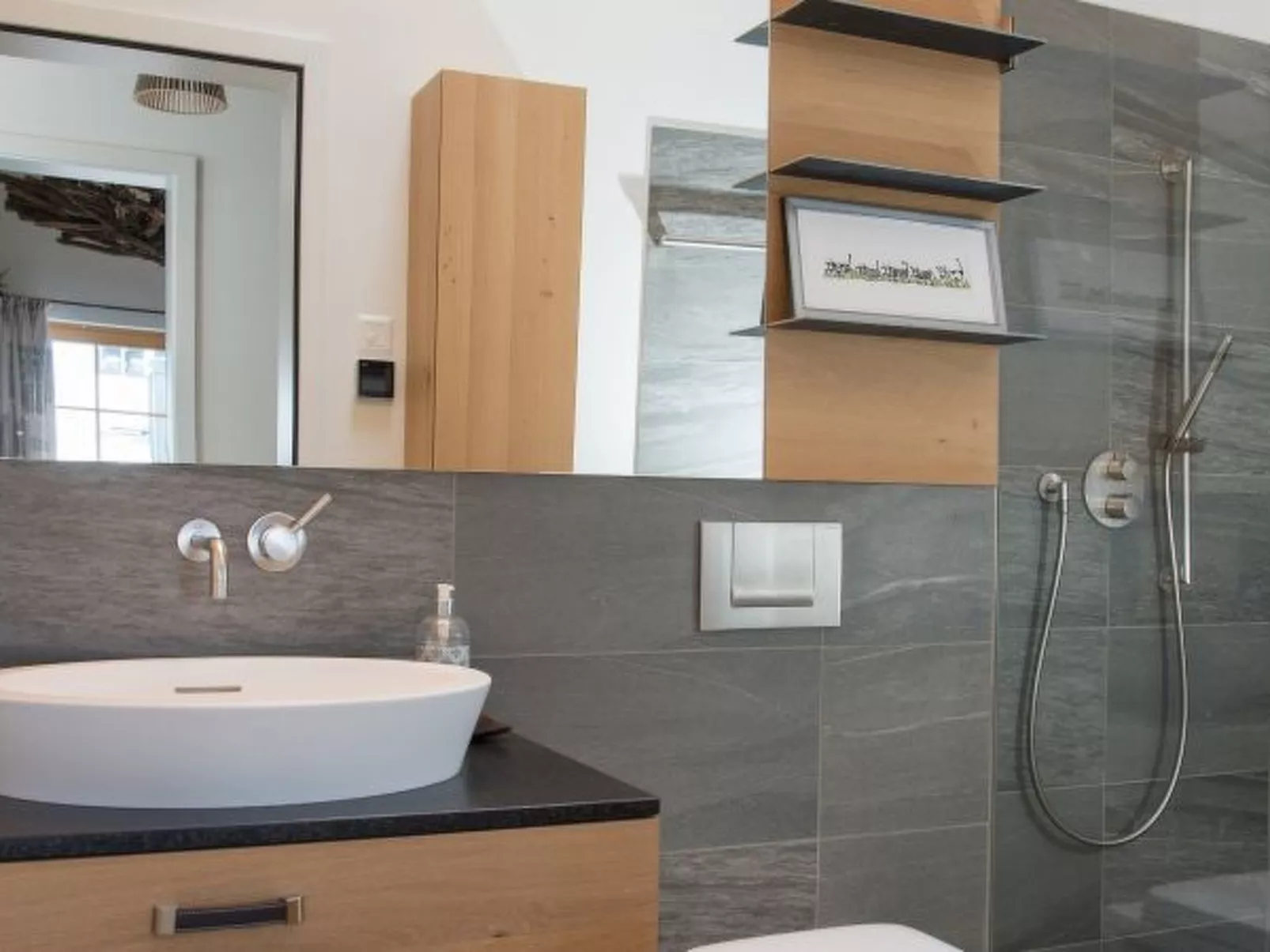 Moderne Ferienwohnung Scalottas Lenzerheide - Drinnen