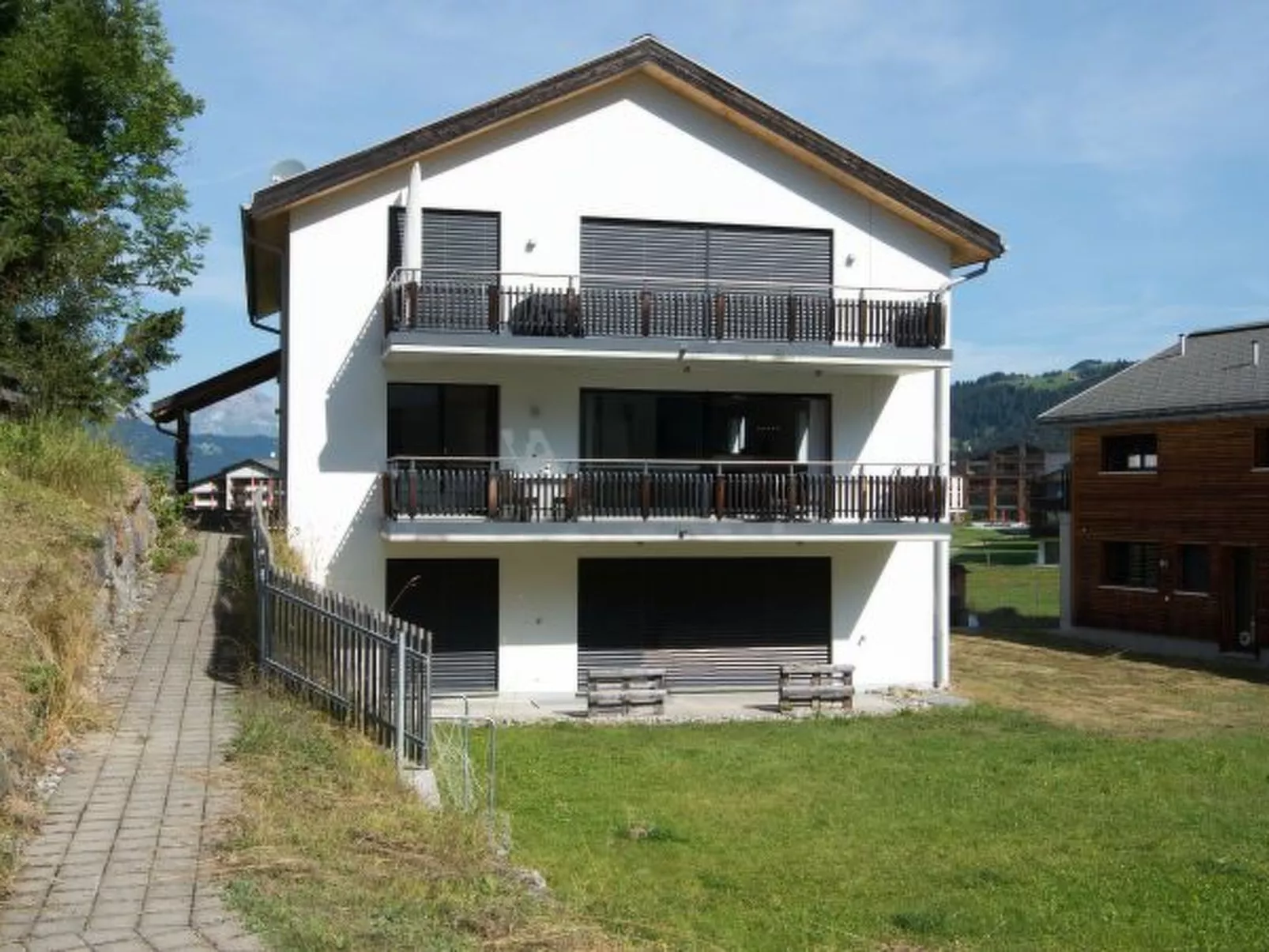 Ski in-Ski out Ferienwohnung Heimberg in Parpan- Lenzerheide - Draußen