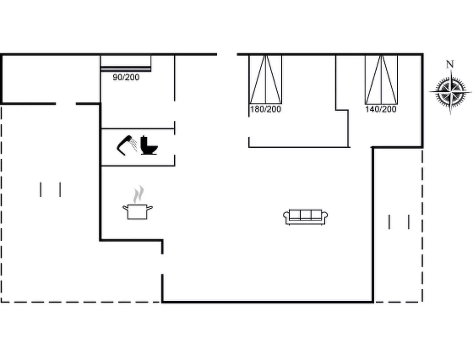 "Danail" - 250m from the sea - Dedans