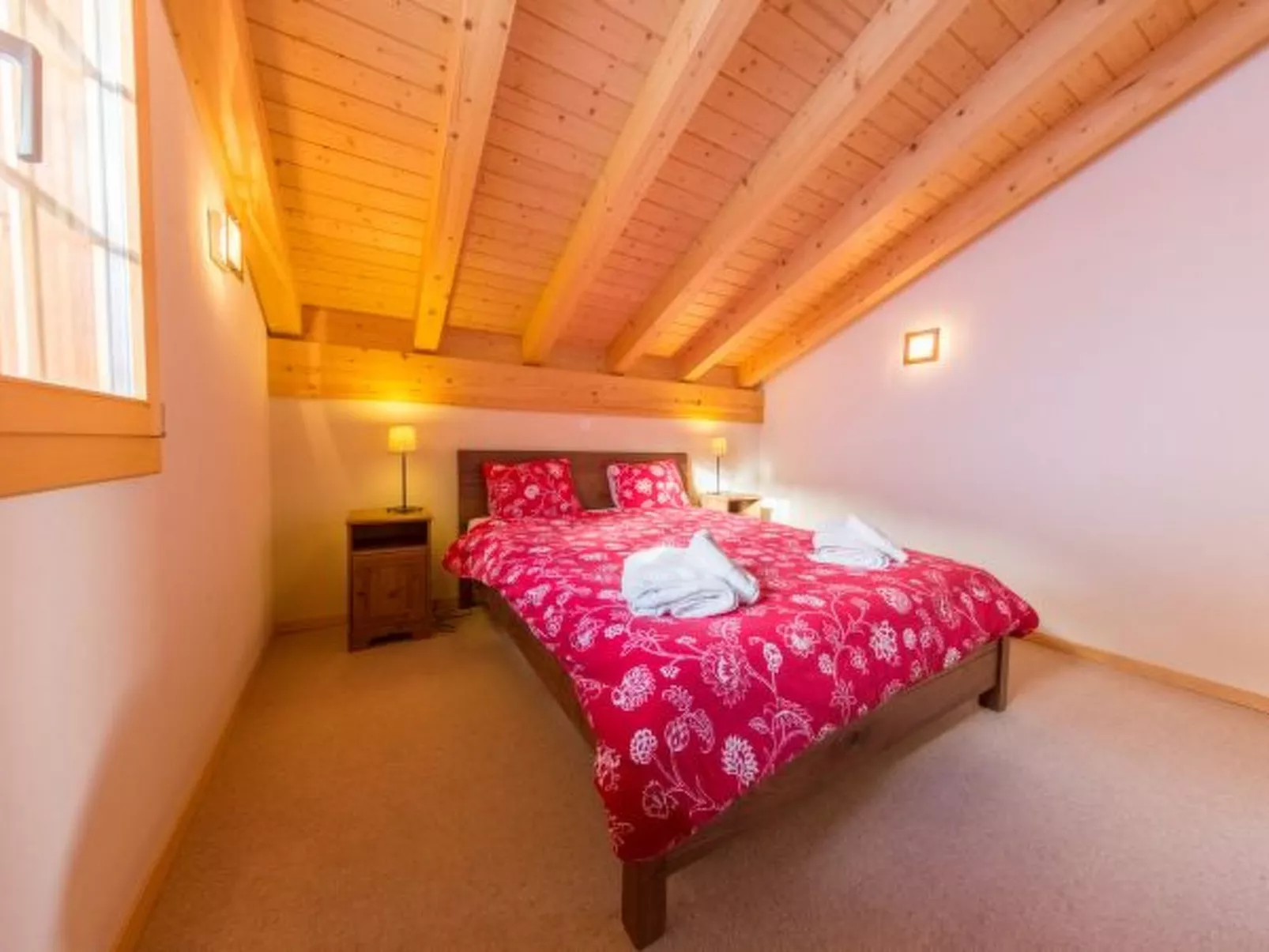 Chalet Nid Blanc wood burning hottub - Drinnen