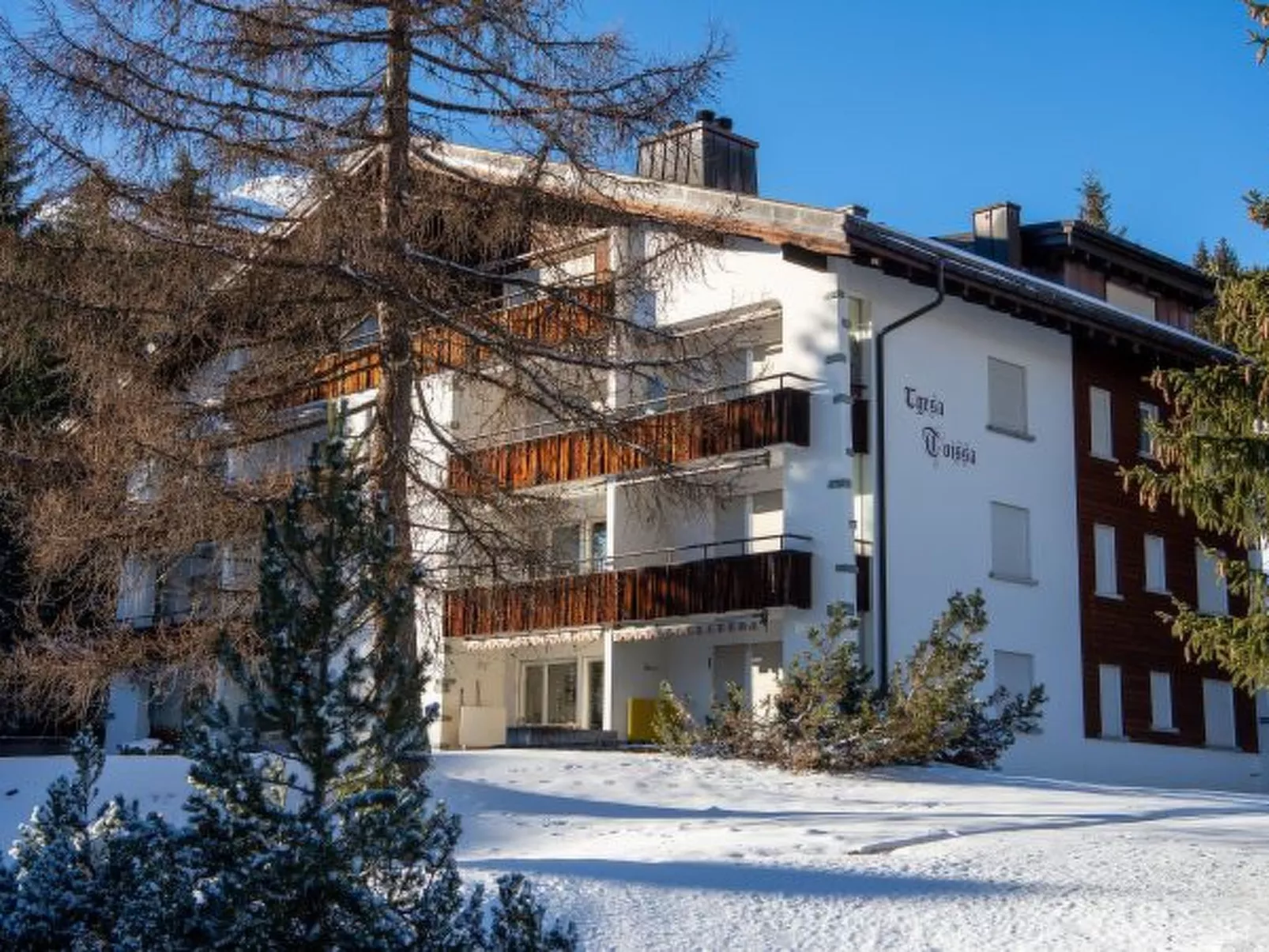 Mit privatem Whirlpool für 4 Personen Casoja Lenzerheide - Dehors