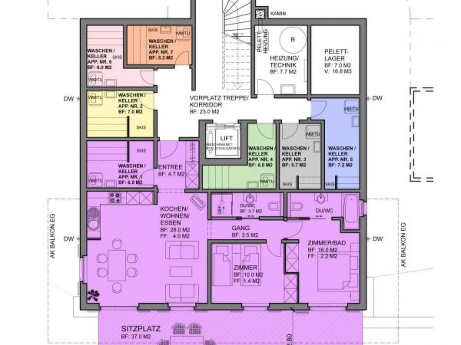 Panoramapark Soleil Bietenhorn Garden Apartment - Drinnen