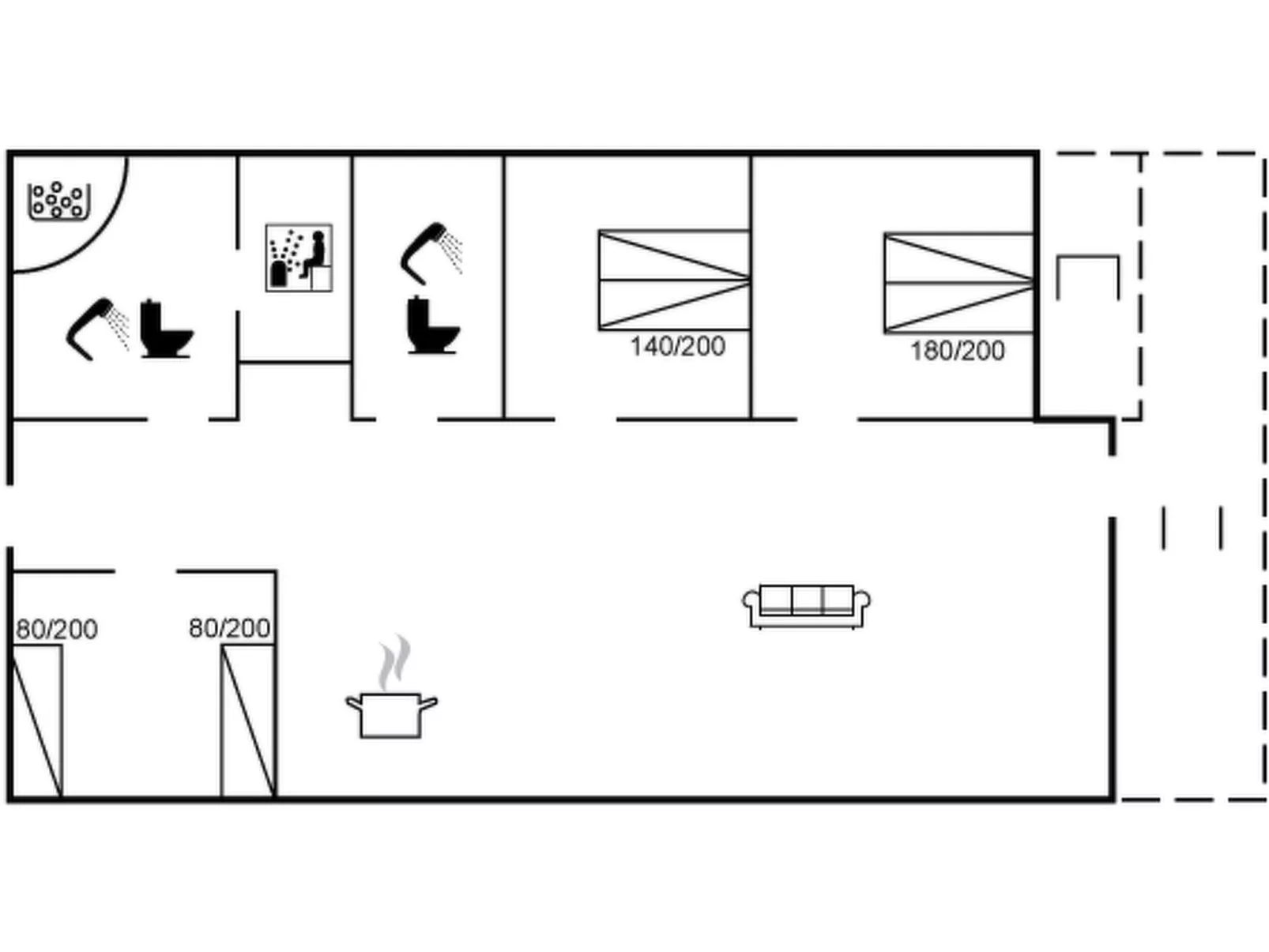 "Safina" - 1km from the sea - Drinnen